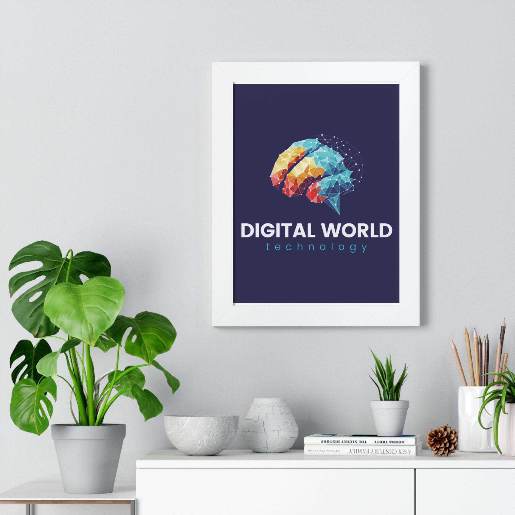Company Brand - Framed Vertical Poster
