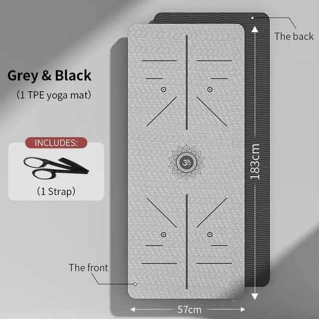 Note it Out Yoga Mat Non Slip
